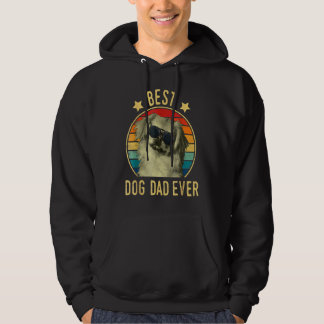 Bästa pekingese Pappa någonsin Hund Fars dag Hoodie