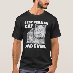 Bästa perserkattepappa någonsin katt t shirt