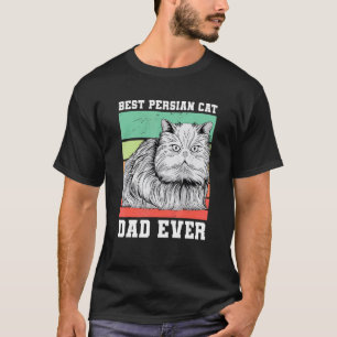 Bästa perserkattpappa någonsin för en katt t shirt