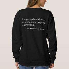 Bästa person bakom mig Positiv offert T Shirt