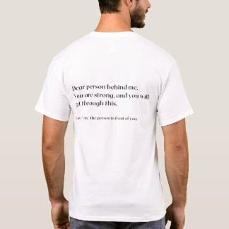Bästa person bakom mig T-Shirt