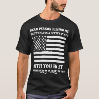 Bästa person bakom mig T-shirt