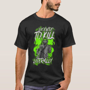 Bästa person-behörighetsbevis för testkontrollutgi t shirt