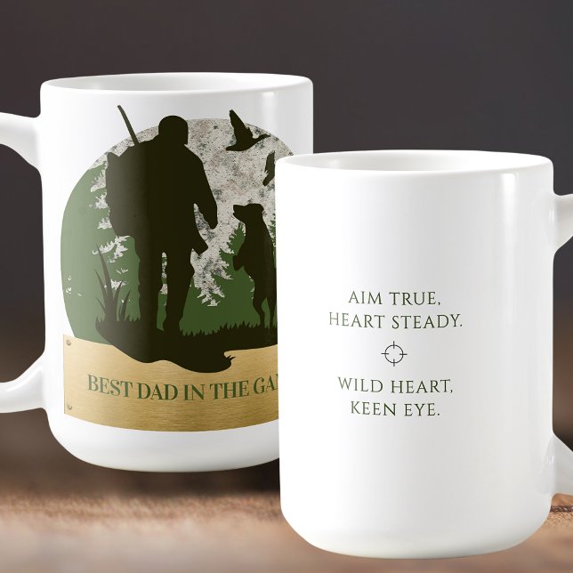 Bästa Personligen i spelet Kaffemugg (Best in The Game Trendy Camo Hunting Quote Mug. Available in a variety of colors & styles)