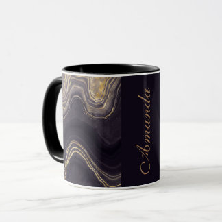Bästa personligen Marble-kaffe med två ton, te mug Mugg