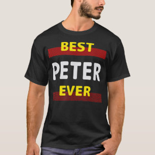 Bästa Peter All Friends Namn Buddy Nickname Person T Shirt