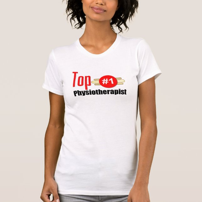 Bästa Physiotherapist T-shirt (Framsida)