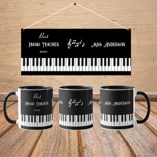 Bästa Piano Teacher-Personlig någonsin Mugg
