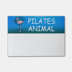 BÄSTA Pilates djur Post-it Block