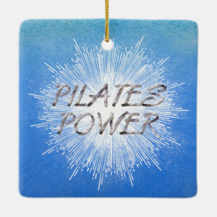 BÄSTA Pilates driver Julgransprydnad Keramik