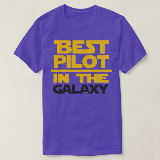 Bästa pilot i Galaxy 1 T Shirt (Design framsida)