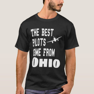 Bästa piloters Kom från Ohio Aviation T Shirt