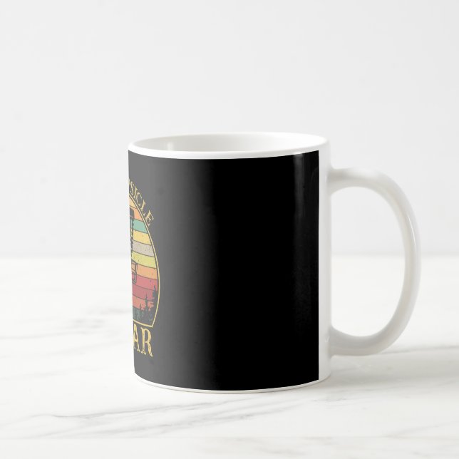 Bästa Pinnstång Vid Par Rolig Disc Golfing Pappa  Kaffemugg (Höger)