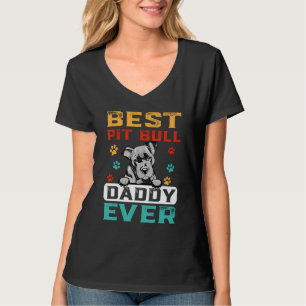 Bästa Pit Bull Pappa Någonsin För Pappa Hundar T Shirt