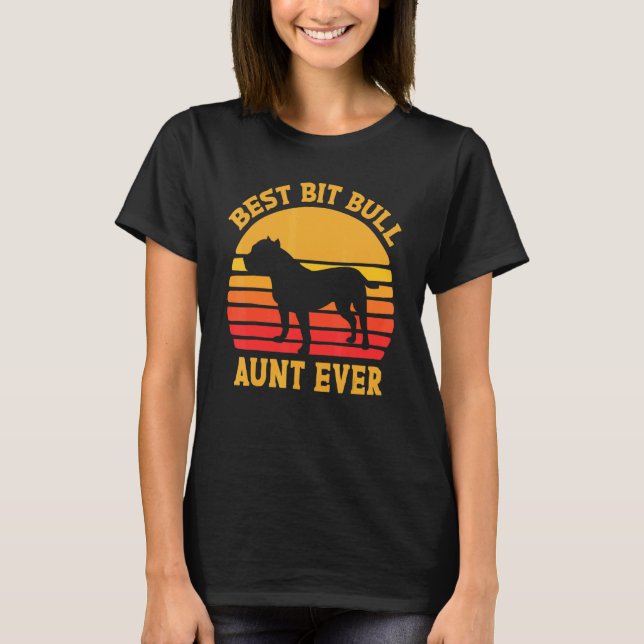 Bästa Pitbull-faster någonsin   Faster T Shirt (Framsida)