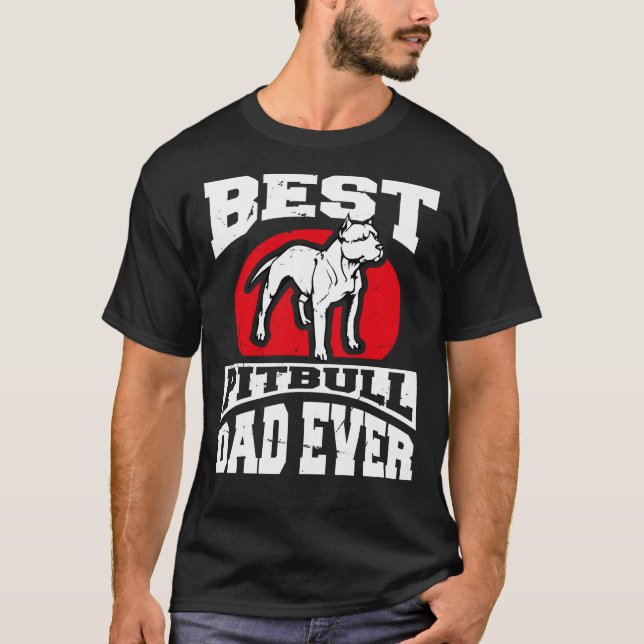 Bästa Pitbull Pappa någonsin Classic T Shirt (Framsida)
