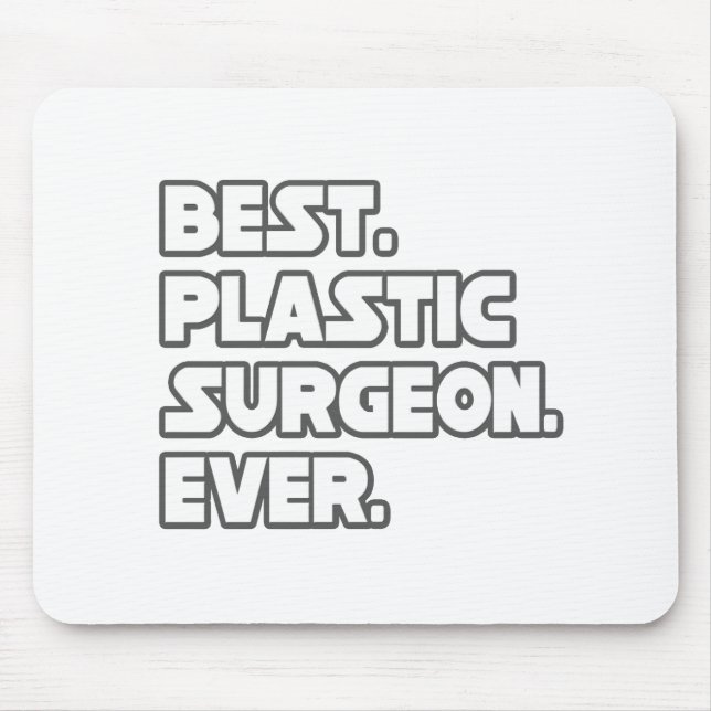 Bästa plastiska kirurg någonsin musmatta (Framsidan)