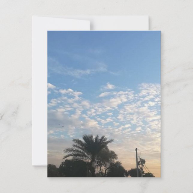 Bästa platta Helgdag-kort Julkort (Framsida)