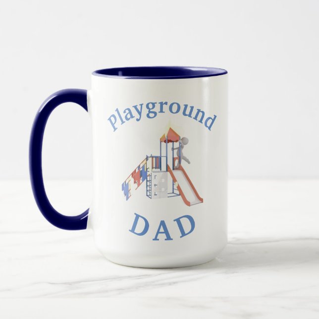 Bästa "Playground PAPPA" nånsin! Pappor Coffee Mugg (Vänster)