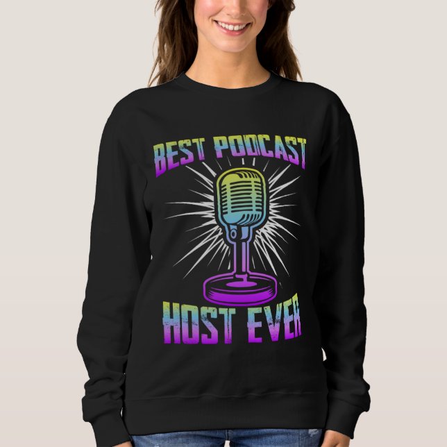 Bästa Podd Host Någonsin  Poddare Poddradio Interv T Shirt (Framsida)