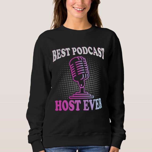 Bästa Podd Host Någonsin  Poddare Poddradio Interv T Shirt (Framsida)