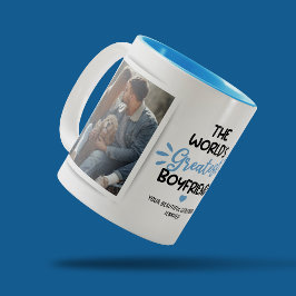 Bästa Pojkvän 2 Foto Tvåtons Kaffemugg