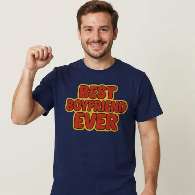 Bästa Pojkvän Någonsin T-Shirt (Skapare uppladdad)
