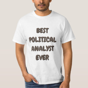 Bästa politiska analytiker E T Shirt