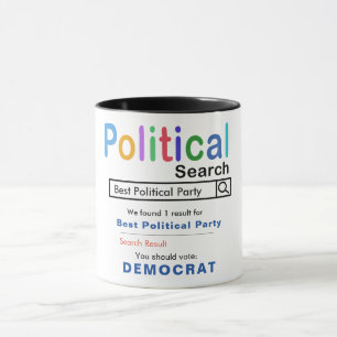 Bästa politiska Party Mugg