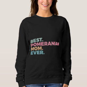 Bästa Pommern Mamma Hund Pom Mamma T Shirt