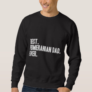 Bästa Pommern Pappa Allnyj Pet Hund Lång Ärmad Tröja