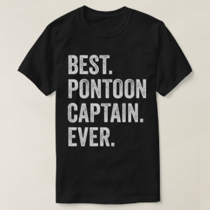 Bästa Pontonkapten Någonsin T Shirt