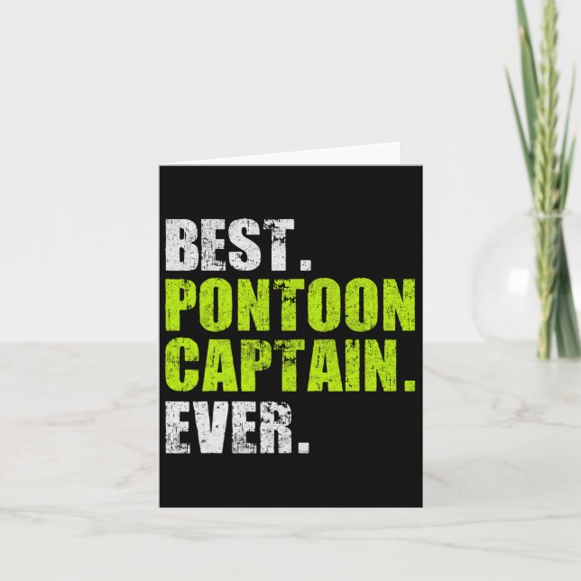 Bästa Pontoon-kommendör........................... Kort (Framsida)