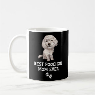 Bästa Poochon Mamma någonsin för Bichon Kor Pudel Kaffemugg