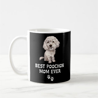 Bästa Poochon Mamma någonsin för Bichon Kor Pudel Kaffemugg