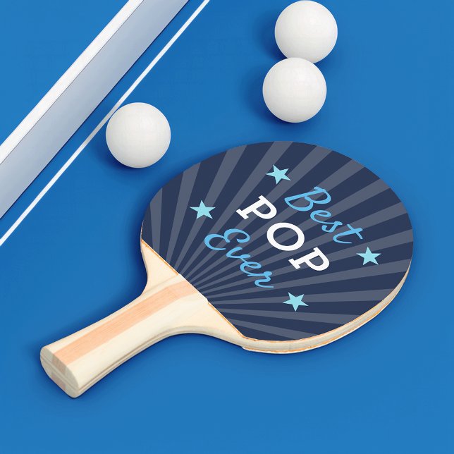 Bästa pop någonsin | Coola Grandpa Fars dag Pingisracket (Skapare uppladdad)