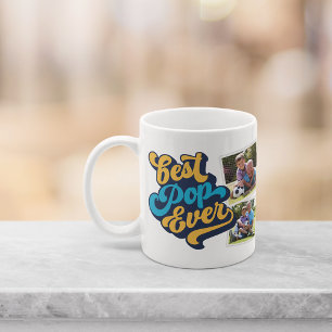 Bästa pop någonsin Grandpa Photo Kaffemugg