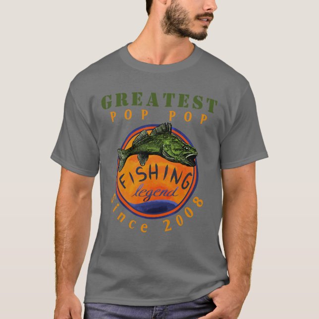 Bästa Pop Pop Fars dag T Shirt (Framsida)