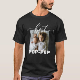 Bästa POP-POP-foto Fars dag T-Shirt