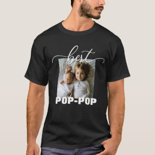 Bästa POP-POP-foto Fars dag T-Shirt