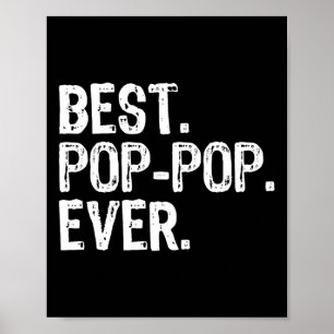 Bästa Pop-Pop Någonsin Familje Kul Cool PopPop Poster