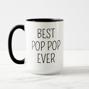Bästa Pop Pop Någonsin Mugg, Personlig Fotomugg Fö Mugg