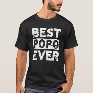 Bästa popo någonsin för Grandpa Far dag Manar t T Shirt