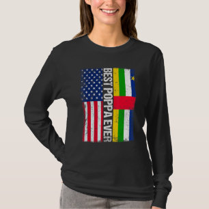 Bästa Poppa någonsin Amerikanska Centralafrikanska T Shirt