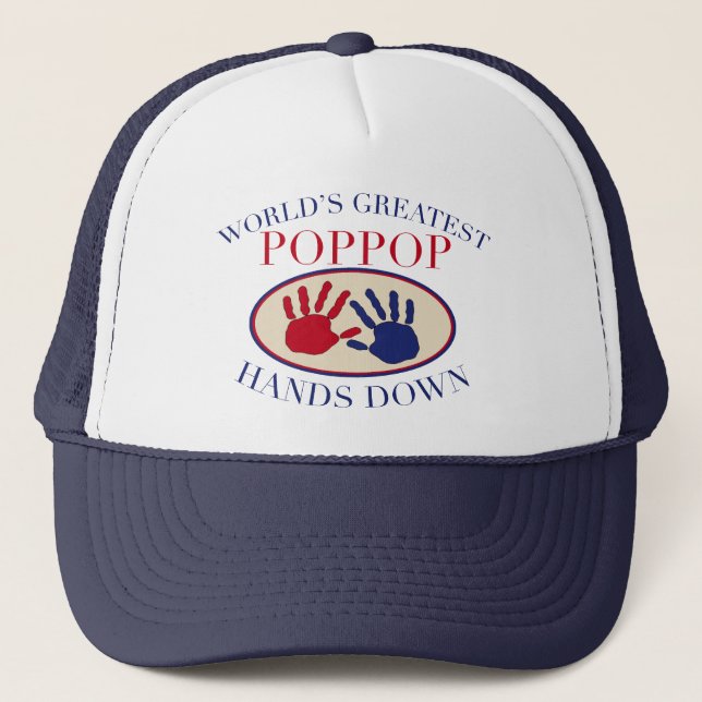 Bästa PopPop utan konkurrens Keps (Framsida)