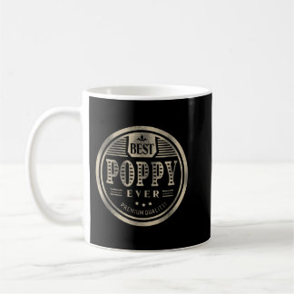 Bästa poppy Allfar Grandfather Pappa Far Day Gift Kaffemugg