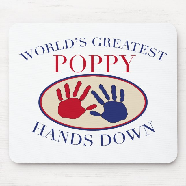 Bästa Poppy med råge Musmatta (Framsidan)