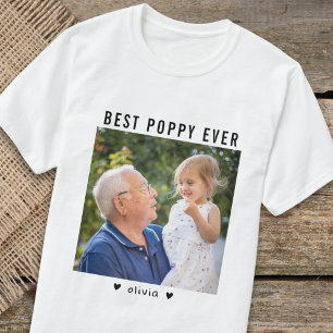Bästa poppy nånsin, farfar och morunge Photo T Shirt