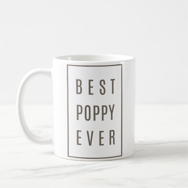 Bästa poppy nånsin Tees Gift! Kaffemugg (Vänster)