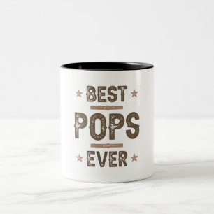 Bästa pops någonsin Två-Tonad mugg